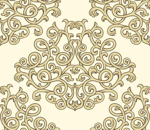 Damask seamless pattern — Stock Vector