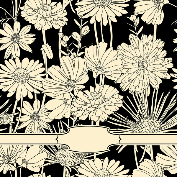 Fundo floral — Vetor de Stock