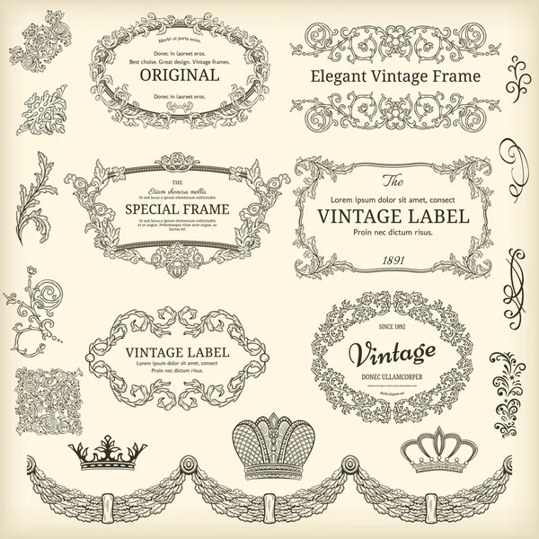 Vintage seamless pattern Royalty Free Stock Illustrations