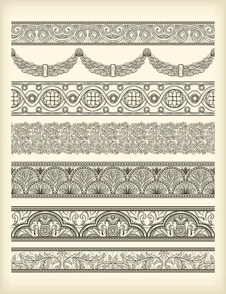 Vintage naadloos patroon — Stockvector