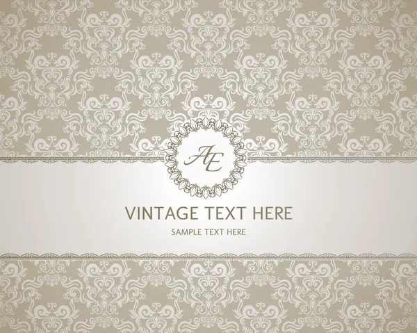 Motif sans couture vintage — Image vectorielle