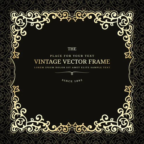 Vintage seamless pattern — Stock Vector