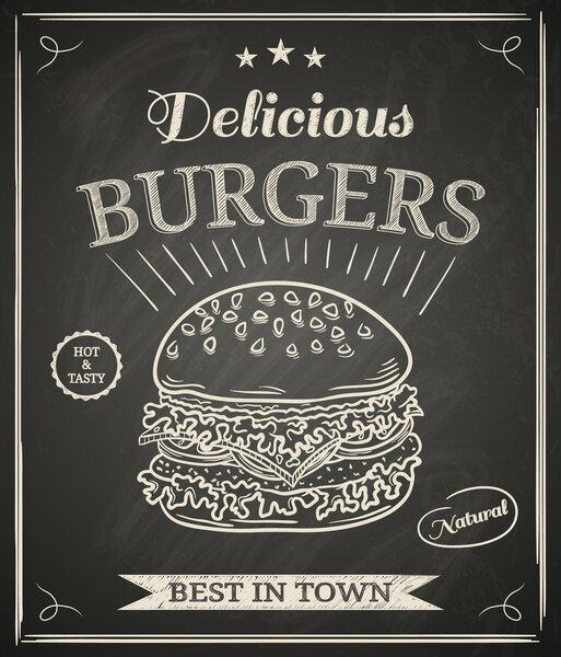 Burger poster