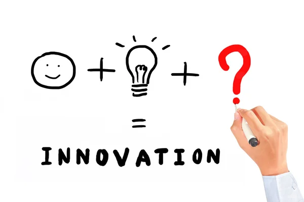 Drawing necessary thing for innovation — Stock Photo, Image