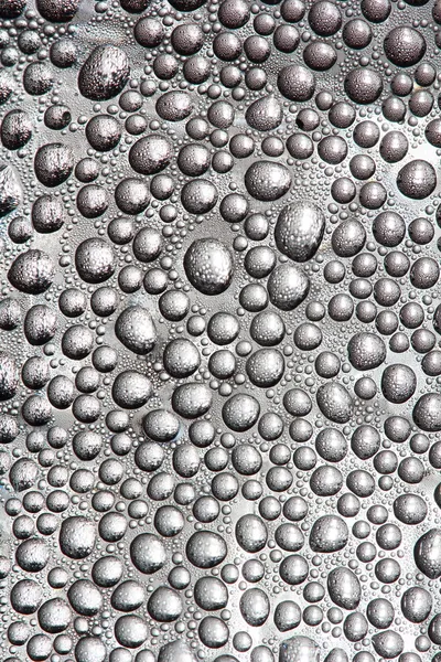 Gota de água na superfície de vidro — Fotografia de Stock
