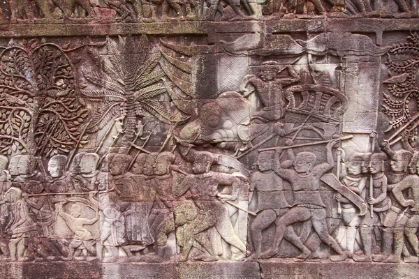 Bas-relief à Angkor wat — Photo