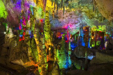 Jiuxiang cave clipart