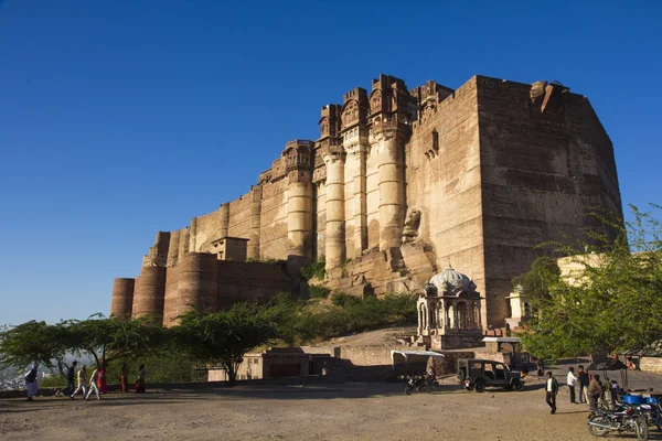 Mehrangarh fort, jodhpur, Radżastan, Indie — Zdjęcie stockowe