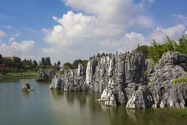 Parque nacional del bosque de piedra en la provincia de Yunnan — Foto de Stock