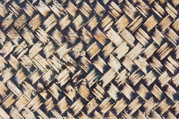 Wicker woven rattan pattern — Stock Photo, Image