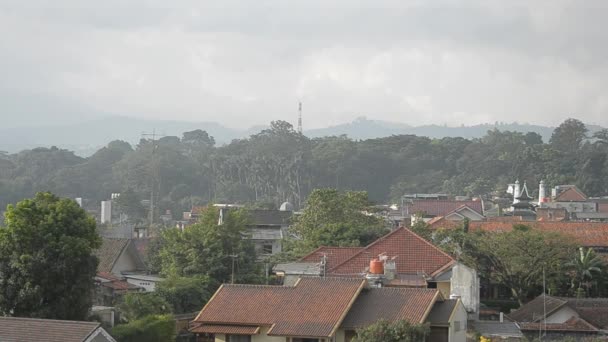 Área residencial em Bandung — Vídeo de Stock