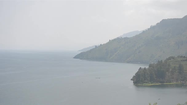 Toba lake — Stock Video