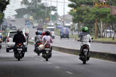 Bandung 'da trafik yoğun