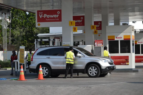 Shell bensinstation — Stockfoto