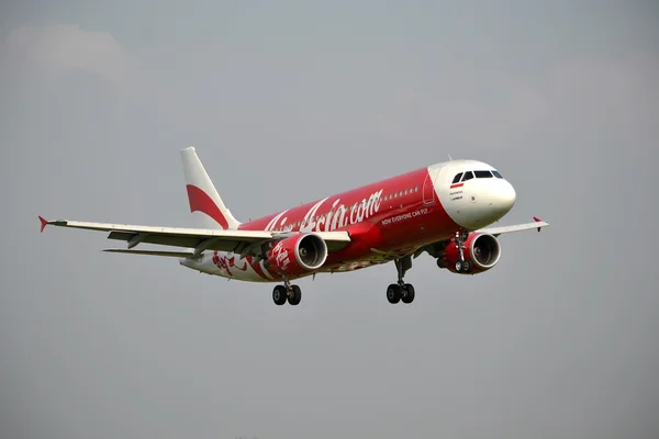 Air asia samolotem — Zdjęcie stockowe