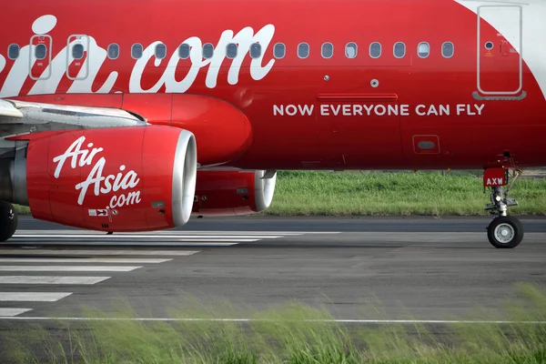 Air asia samolotem — Zdjęcie stockowe