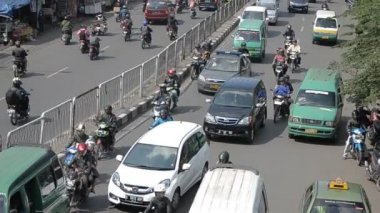 Bandung 'da trafik yoğun