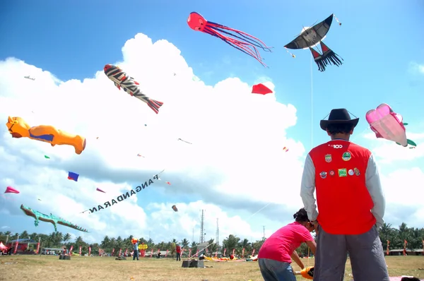 Festival internacional de pipa Pangandaran — Fotografia de Stock