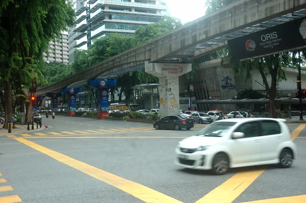 Kuala Lumpur traffico stradale — Foto Stock