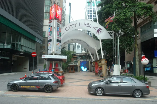 Kuala Lumpur tráfego rodoviário — Fotografia de Stock