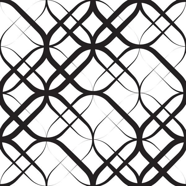 Monochroom geometrisch patroon — Stockvector