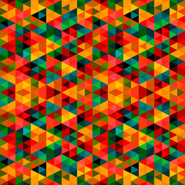 Abstract Pixel Triangle Pattern — Stock Vector