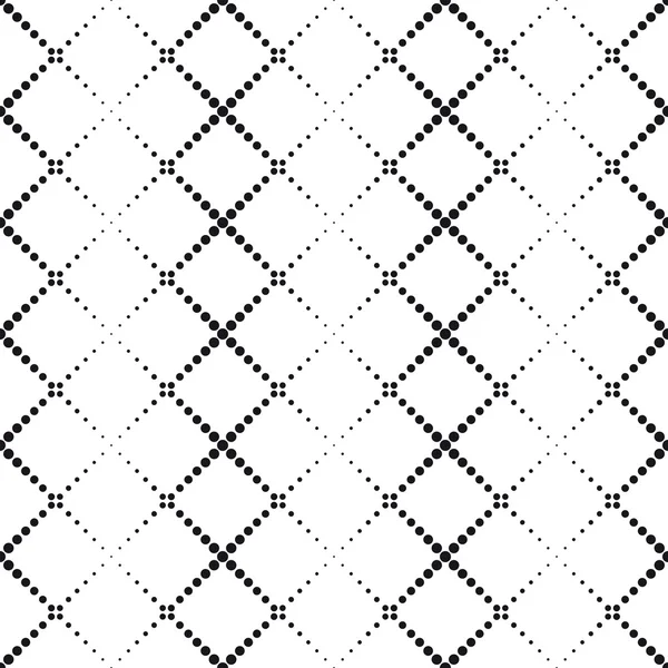 Seamlees 白黒幾何学的な壁紙 — Stock vektor