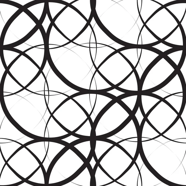 Monochroom geometrisch patroon — Stockvector