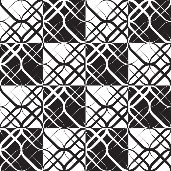 Modèle géométrique monochrome — Image vectorielle