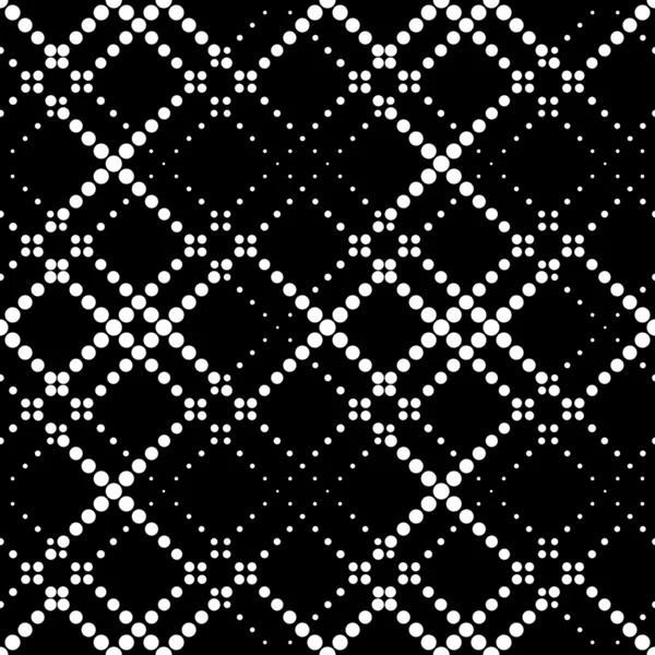 モノクロの幾何学的な飾り — ストックベクタ