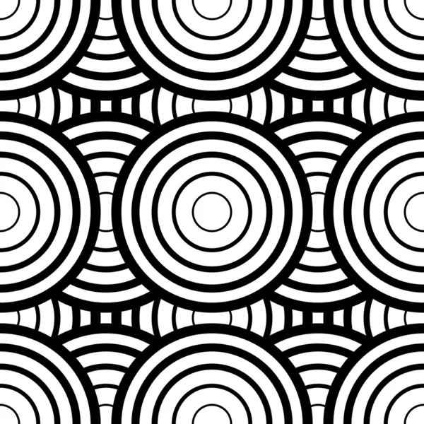 Cercles sans couture fond — Image vectorielle