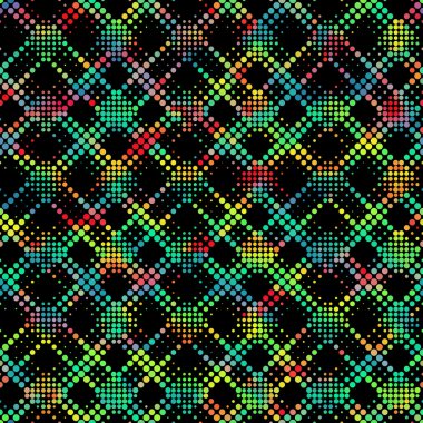 Colorful Pixel Pattern clipart