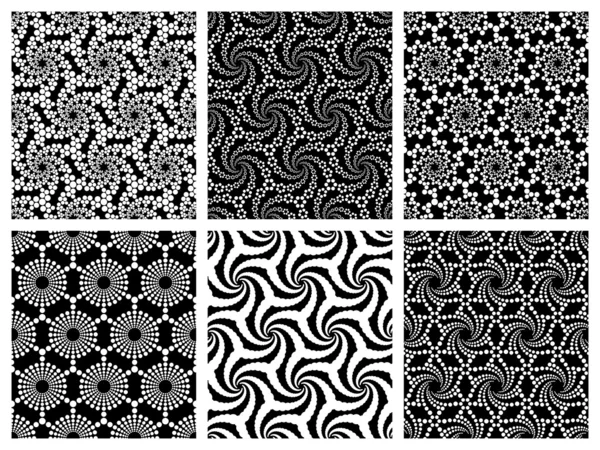 Seamless Snowflakes Pattern — Stock Vector