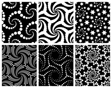 Dikişsiz snowflakes desen