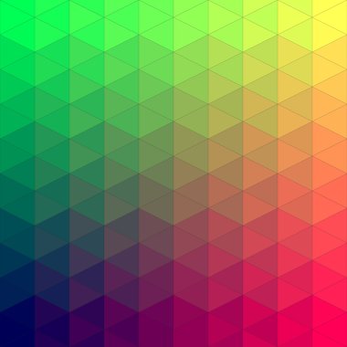 renkli geometrik desen