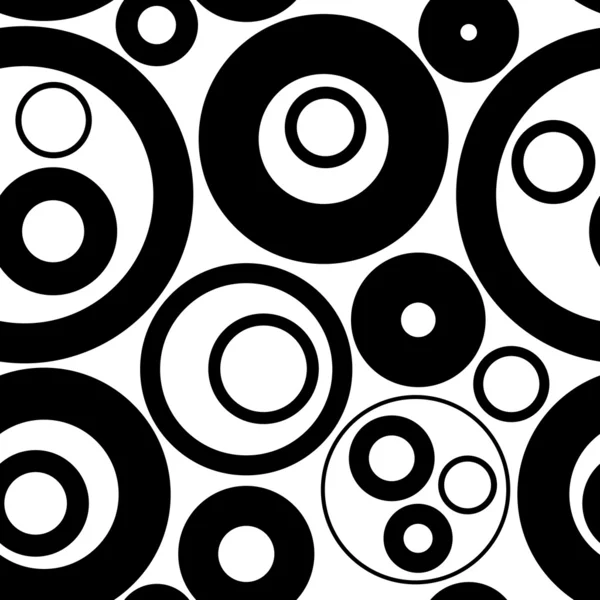 Modèle de cercle sans couture — Image vectorielle