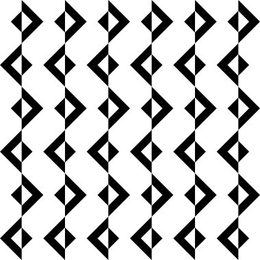 Dikişsiz üçgenler desen