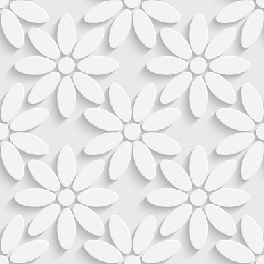 Seamless Abstract Floral Pattern clipart