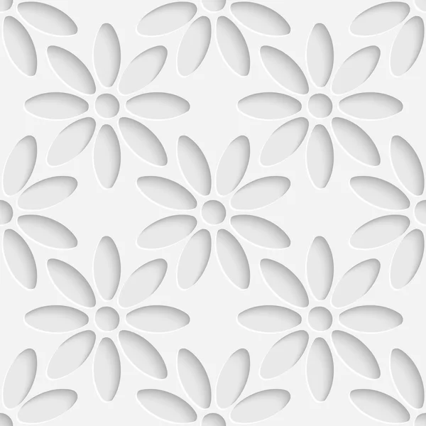 Patrón de flor inconsútil — Vector de stock