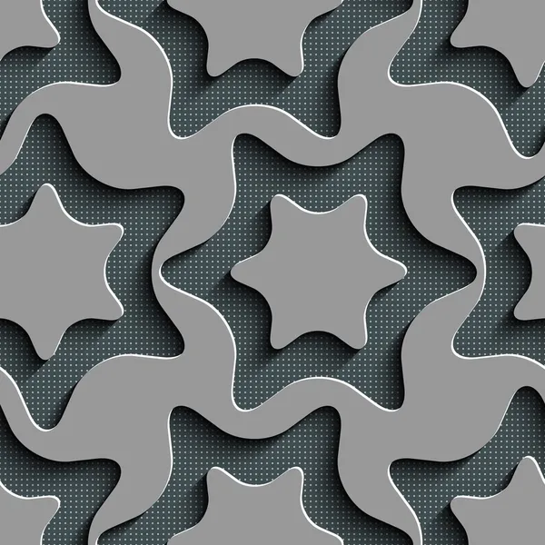 Seamless Stars Pattern — Stock Vector