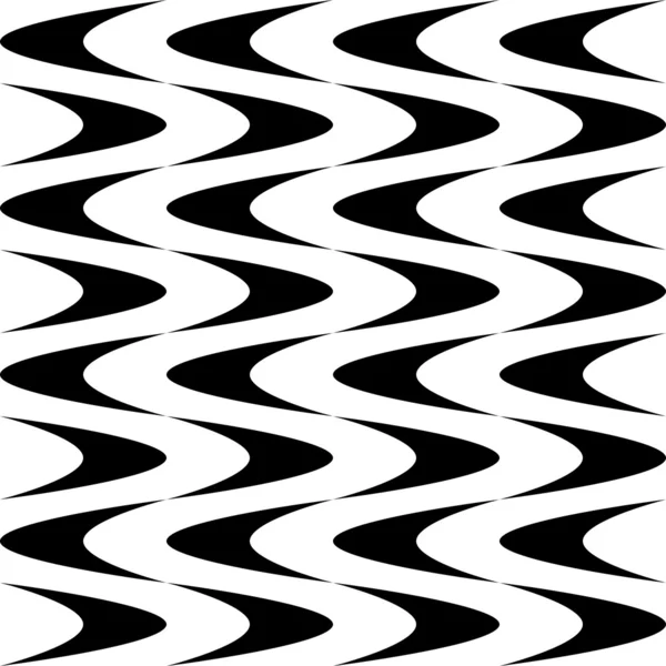 Seamless Monochrome Pattern — Stock Vector