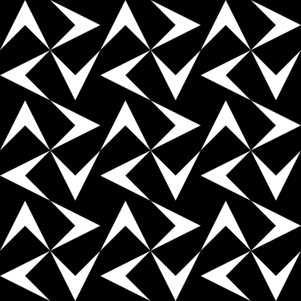 Naadloos monochroom patroon — Stockvector
