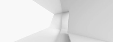 Soyut İç Duvar Kağıdı. Geometrik Kurumsal İnşaat. 3B Hazırlama