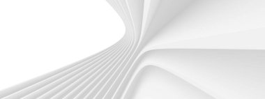 Soyut İçişleri Arkaplanı. Dijital Kurumsal İnşaat. 3B Görüntü