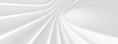 Alışılmadık Mimarlık Konsepti. Hipnotik Teknoloji Şablonu. 3B Hazırlama