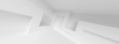 Yaratıcı Mimarlık Geçmişi. Monokrom İş Tasarımı. 3B Hazırlama