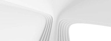 Yaratıcı Bina Duvar Kağıdı. Dijital Teknoloji İnşaat. 3B Hazırlama