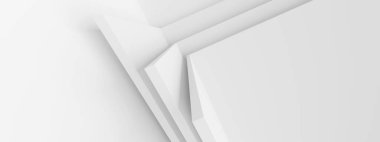 Minimal İçişleri Konsepti. Basit Teknoloji İnşaatı. 3B Hazırlama