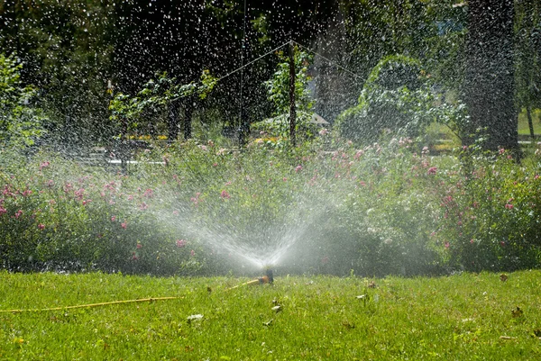 Sistema de irrigação automatizado — Fotografia de Stock