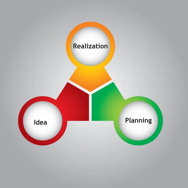 Equipo - concepto de comunicación — Archivo Imágenes Vectoriales